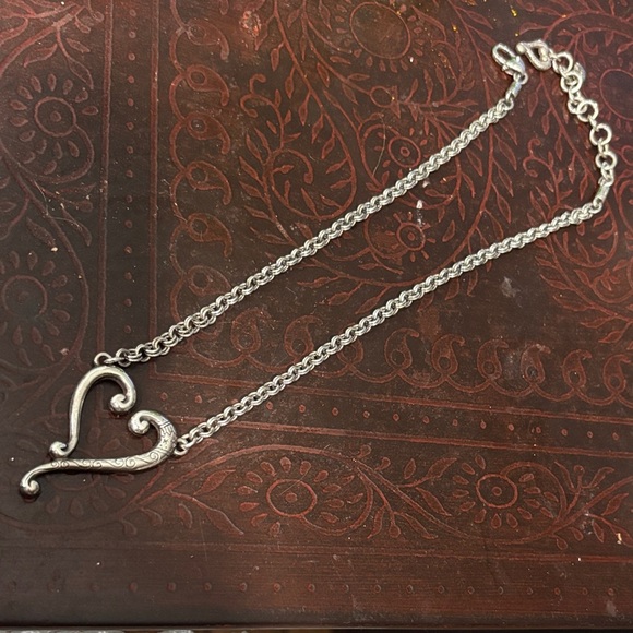 Brighton Open Scroll Heart Necklace – Retired - Picture 1 of 1